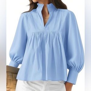 All Cotton Medium Peplum Top